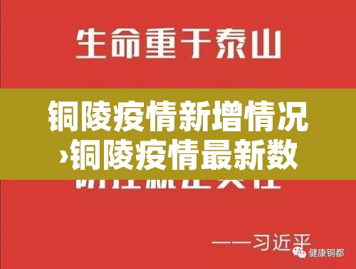 铜陵疫情新增情况›铜陵疫情最新数据消息