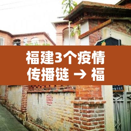 福建3个疫情传播链 → 福建疫情 传播 福建3个疫情传播链 → 福建疫情 传播