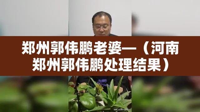 郑州郭伟鹏老婆—（河南郑州郭伟鹏处理结果）