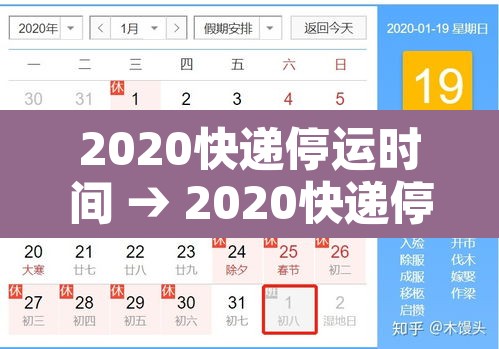 2020快递停运时间 → 2020快递停运和恢复时间