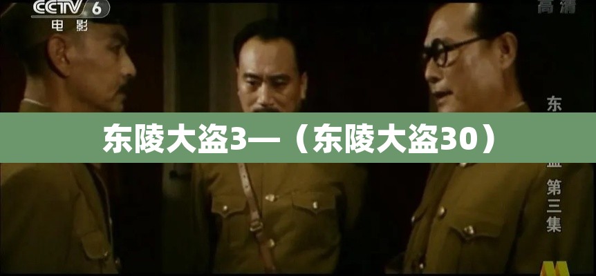 东陵大盗3—(东陵大盗30) 东陵大盗3—(东陵大盗30)