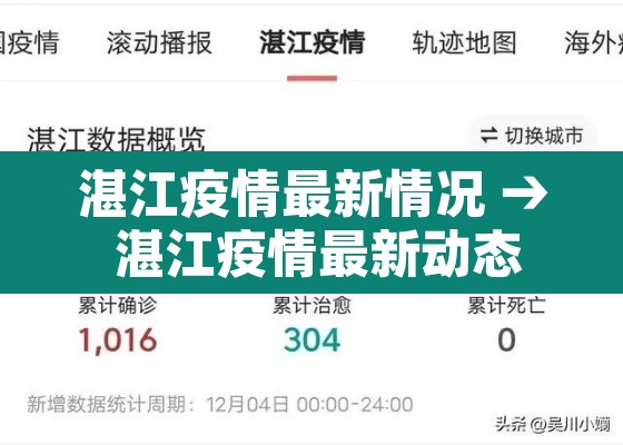 湛江疫情最新情况 → 湛江疫情最新动态 湛江疫情最新情况 → 湛江疫情最新动态