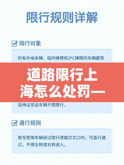 道路限行上海怎么处罚—(上海限行路段处罚)