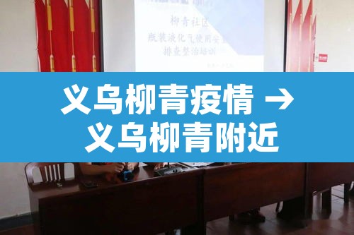 义乌柳青疫情 → 义乌柳青附近
