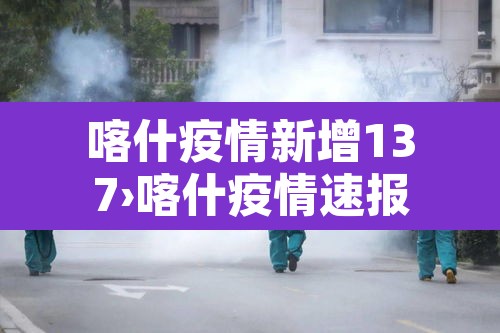 喀什疫情新增137›喀什疫情速报