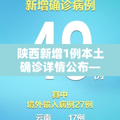 陕西新增1例本土确诊详情公布—（陕西新增1例本土确诊病例详细情况）