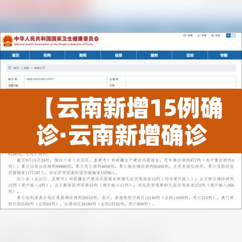 【云南新增15例确诊·云南新增确诊十五例】