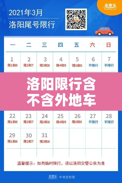 洛阳限行含不含外地车辆›洛阳限行包括外地车吗?
