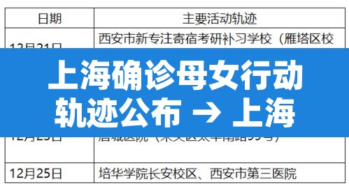 上海确诊母女行动轨迹公布 → 上海确诊夫妇感染源头