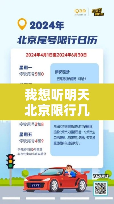 我想听明天北京限行几号：明天北京限行号是多少