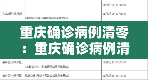 重庆确诊病例清零：重庆确诊病例清零几天