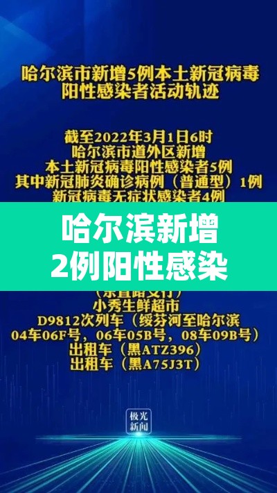 哈尔滨新增2例阳性感染者›哈尔滨新增2例确诊 哈尔滨新增2例阳性感染者›哈尔滨新增2例确诊