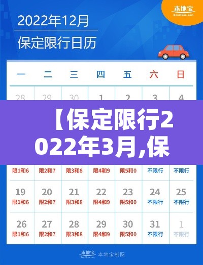 【保定限行2022年3月,保定限行最新通知2020年】