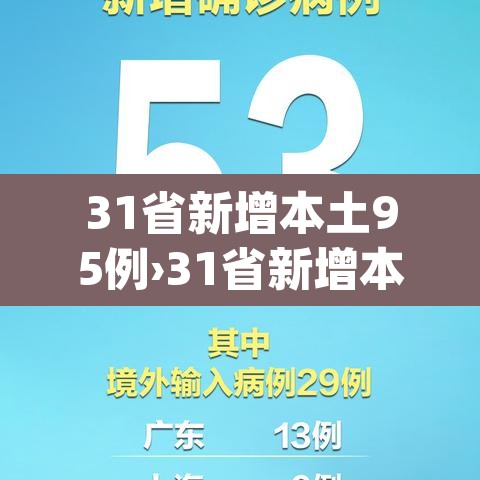 31省新增本土95例›31省新增本土61例p