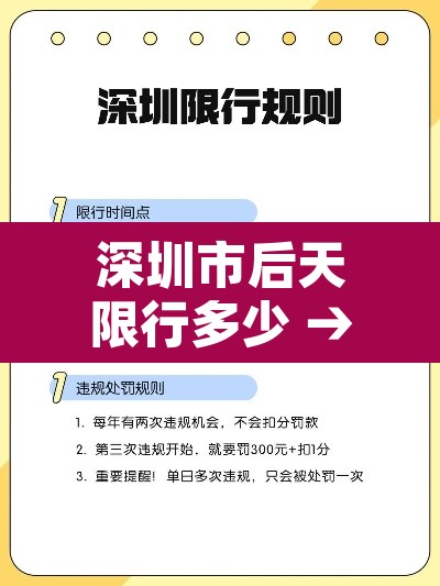 深圳市后天限行多少 → 深圳哪天开始限行