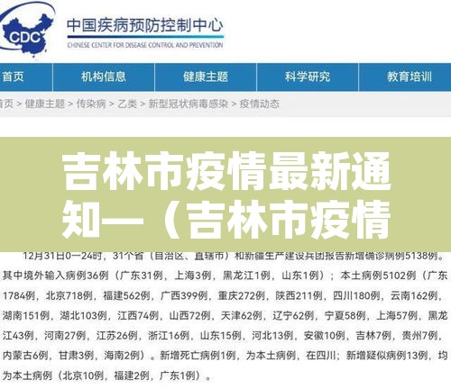吉林市疫情最新通知—(吉林市疫情最新消息今天新增) 吉林市疫情最新通知—(吉林市疫情最新消息今天新增)