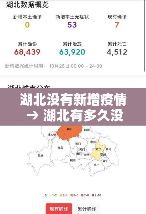 湖北没有新增疫情 → 湖北有多久没有新增确诊病例了