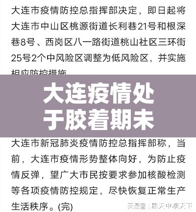 大连疫情处于胶着期未扩散到市外›大连疫情啥样了