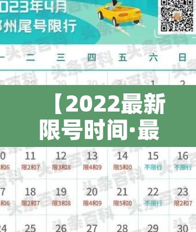 【2022最新限号时间·最新限号时间表】
